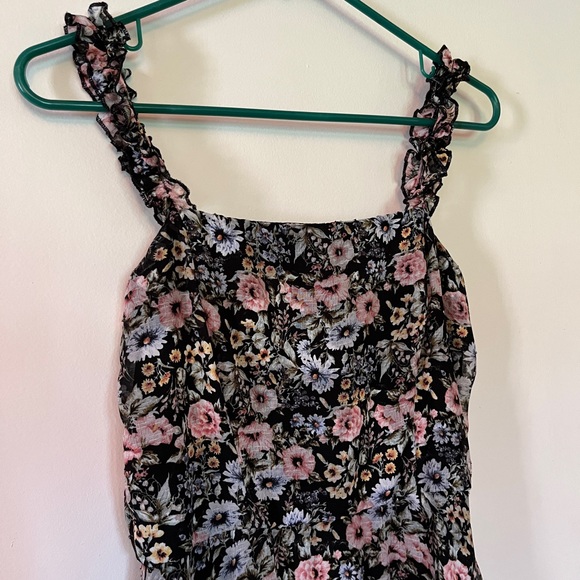 Black Floral Sundress - Picture 2 of 3